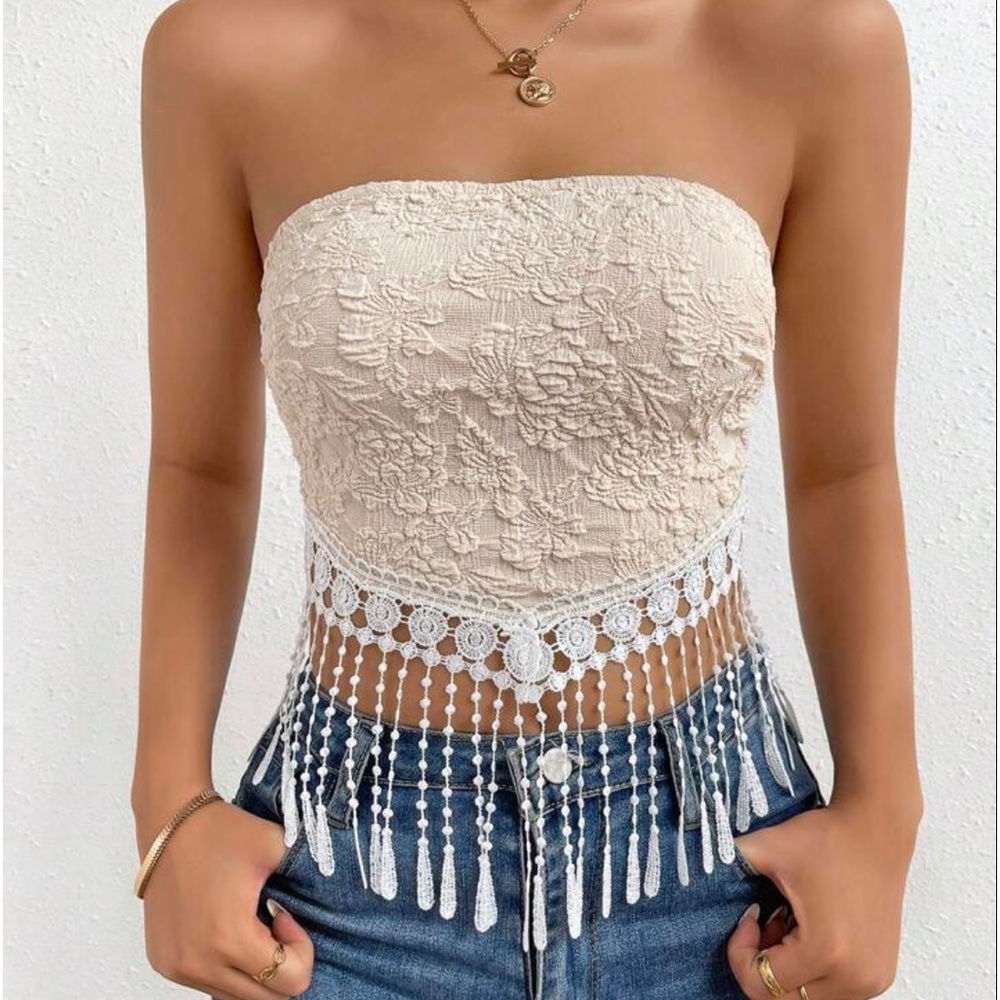 Backless Tied Tube Top